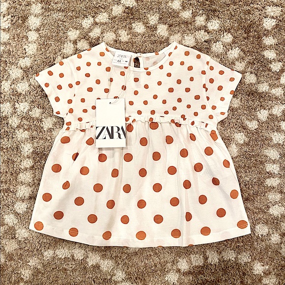 Zara Other - NWT Zara Polka Dot Top